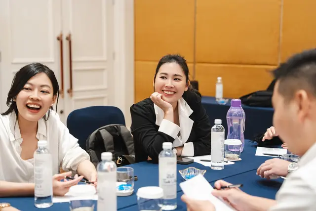 Members sharing a moment of connection
